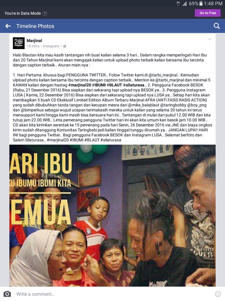 tarbi_marjinal's tweet photo. Mau dapat CD eksklusif album baru marjinal, AFRA - new Version? Ini petunjuknya: yok sebarkan : #Marjinal20 https://t.co/IUEJ3dj1vk