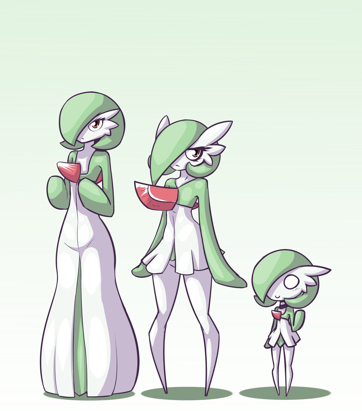 gardevoir (pokemon) drawn by limebreaker