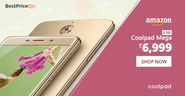 BestPriceOnIn's tweet photo. Get the best of 3GB RAM, 8+8MP camera unit, and more an amazing price at 6,999 #Amazon #CoolpadMega 2.5D
Buy now : https://t.co/VBsK7otwYZ https://t.co/k2yJKpMOhk