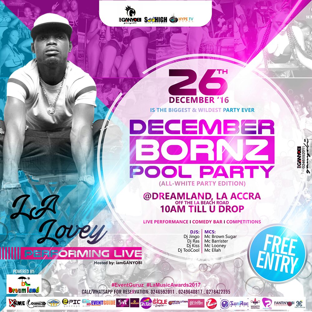 delive_tv's tweet photo. #LaLovely Performing Live
#DecemberBornzPoolParty
#26thDecember16
#iamGanyobi
#SooHighEntertainment
#HypeTvGh
#DreamLand
@delive_tv https://t.co/1x6ow0Ebie