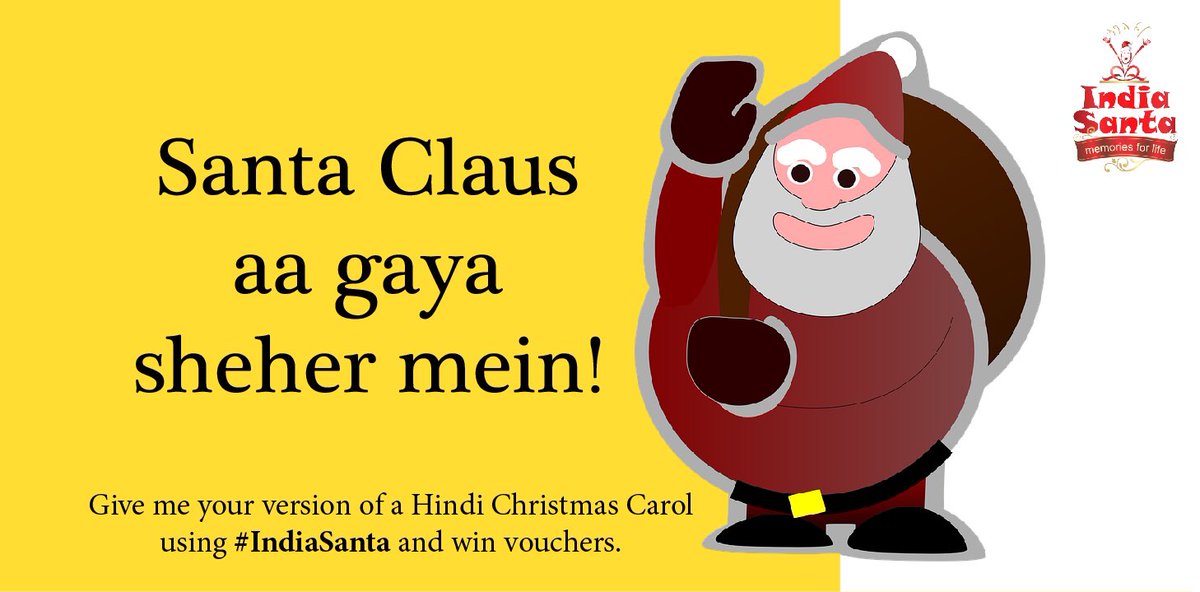 anahitairani1's tweet photo. #IndiaSanta
Taange mein aaya.
Gifts bhar Ke gaadi laaya.
Sab ko baatne
Khushiya phelane
Ho Ho Ho gaata
@ZeniaIrani @Indiasantagift https://t.co/ApbCZBk4CI