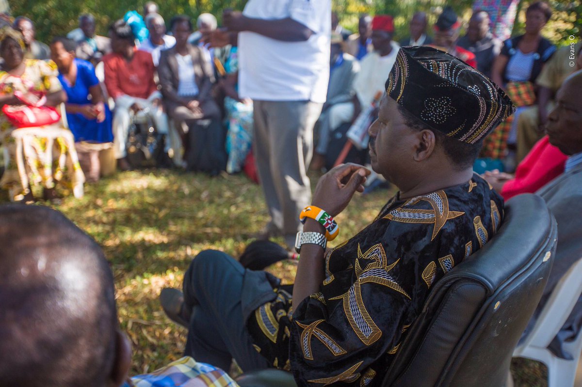 RailaOdinga's tweet image. HAPPENING NOW: Accompanied by Gov Josphat Nanok, Gov Okoth Obado &amp;amp; host Gov Cyprian Awiti, I am meeting with the Luo Council of Elders.