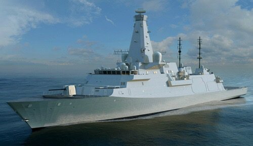 Type 26, de nieuwe fregatten voor de Royal Navy vanaf 2021. Specialisatie: onderzeebootbestrijding. marineschepen.nl/schepen/type26…