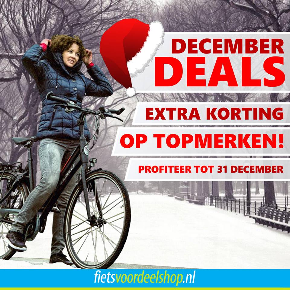 fietsvoordeel's tweet photo. Met de Decemberdeals krijgt u extra korting op alle topmerken fietsen. Bekijk de actie hier: https://t.co/yixatTuIgJ https://t.co/QufLPfnLYk
