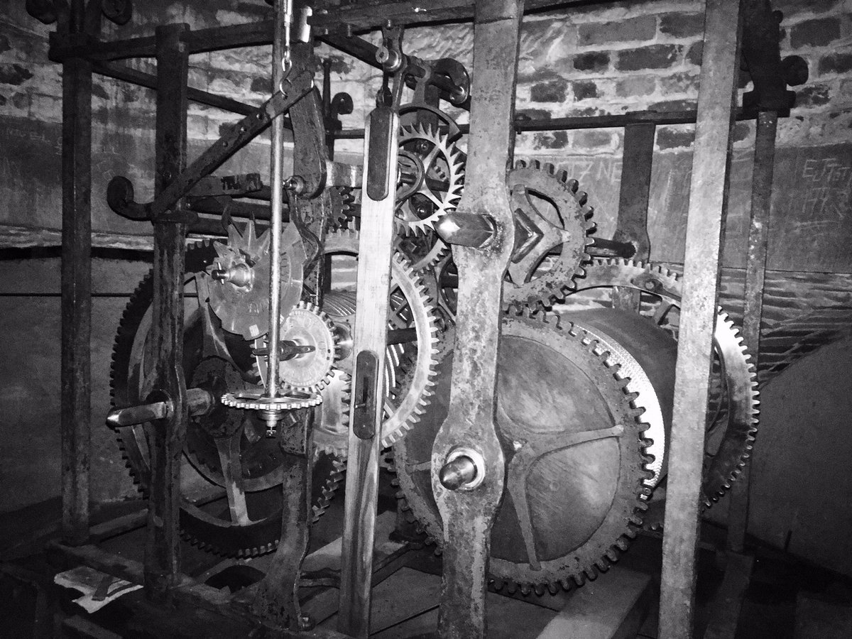 MisterF1SH's tweet photo. Inside the clock tower in the Stables @ChatsworthHouse https://t.co/wsLTmNca3H