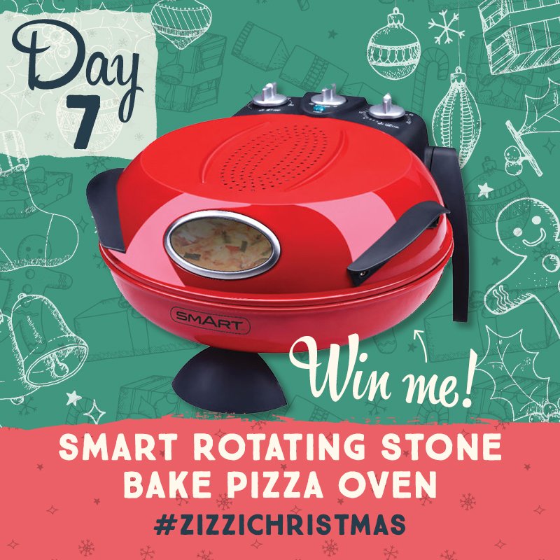 WeAreZizzi's tweet image. One for the pizza lovers (i.e. everyone!). Follow us &amp;amp; RT &amp;amp; you could bag yourself a SMART Rotating Stone Bake Pizza Oven!* #ZizziChristmas