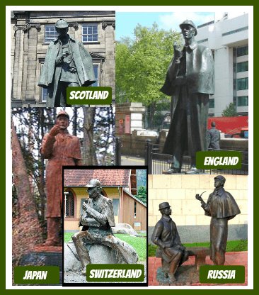 SHolmesFan's tweet photo. The five #SherlockHolmes statues in the world: https://t.co/9ZzL6u4MSU