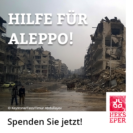 _HEKS's tweet photo. #Aleppo braucht unsere Hilfe: HEKS verteilt Lebensmittelpakete&Wolldecken. Helfen Sie mit einer Spende: https://t.co/P0RfrZoH4Y #WithAleppo https://t.co/cGhFG0nmDi