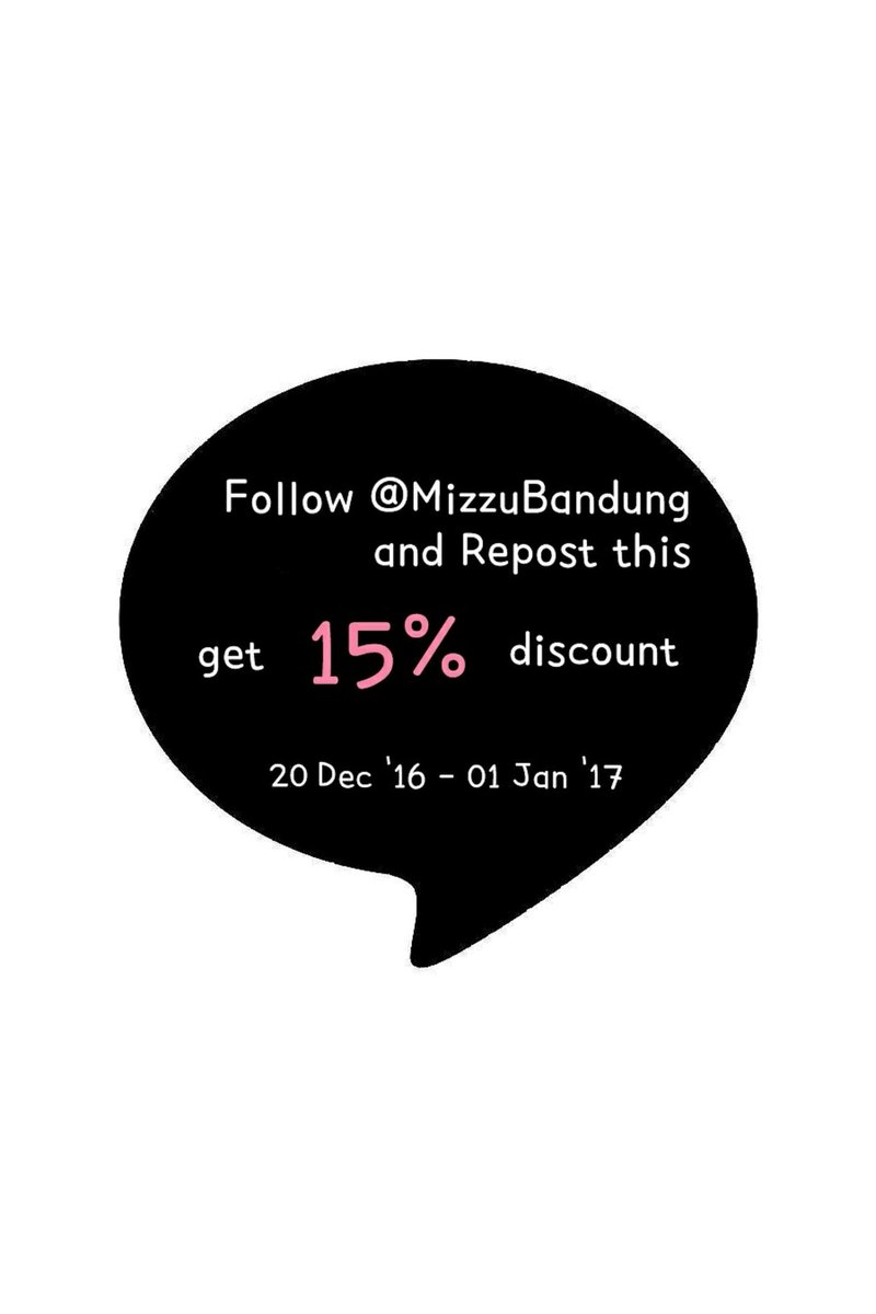 Follow IG Mizzu Bandung ya buat dapetin diskonnya.. 😍