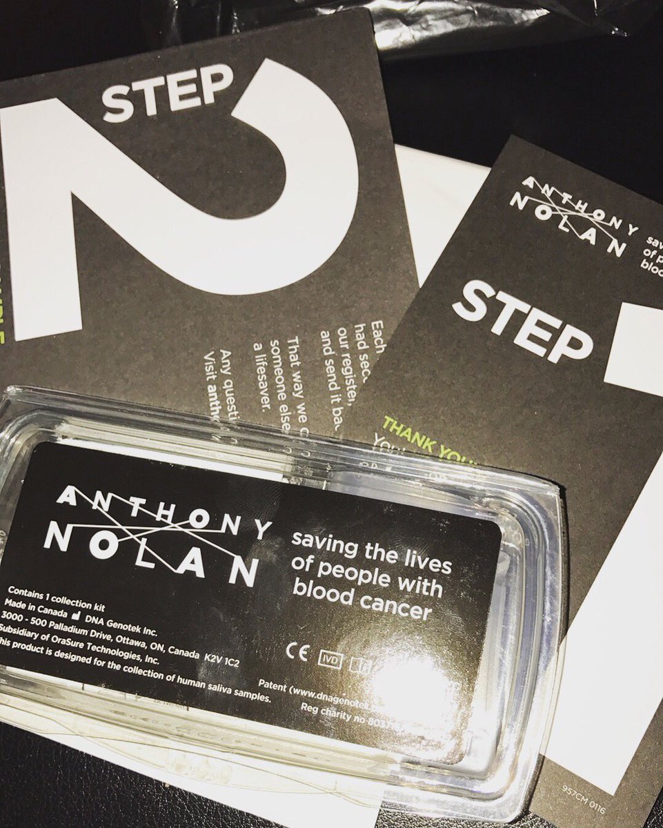 kunderwood2503's tweet photo. Joining the register #spitsample #spitkit #savinglives #anthonynolan #bloodcancer #stemcell #bonemarrow #giveaspit https://t.co/Ro9Mjk1mqR