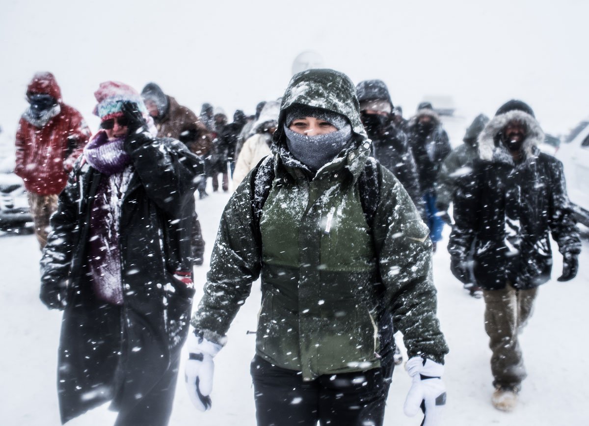 AJEnglish's tweet photo. Standing Rock 'water protectors' dig in for the winter https://t.co/us8fVo3ng5 https://t.co/4Rn7hnOc0S
