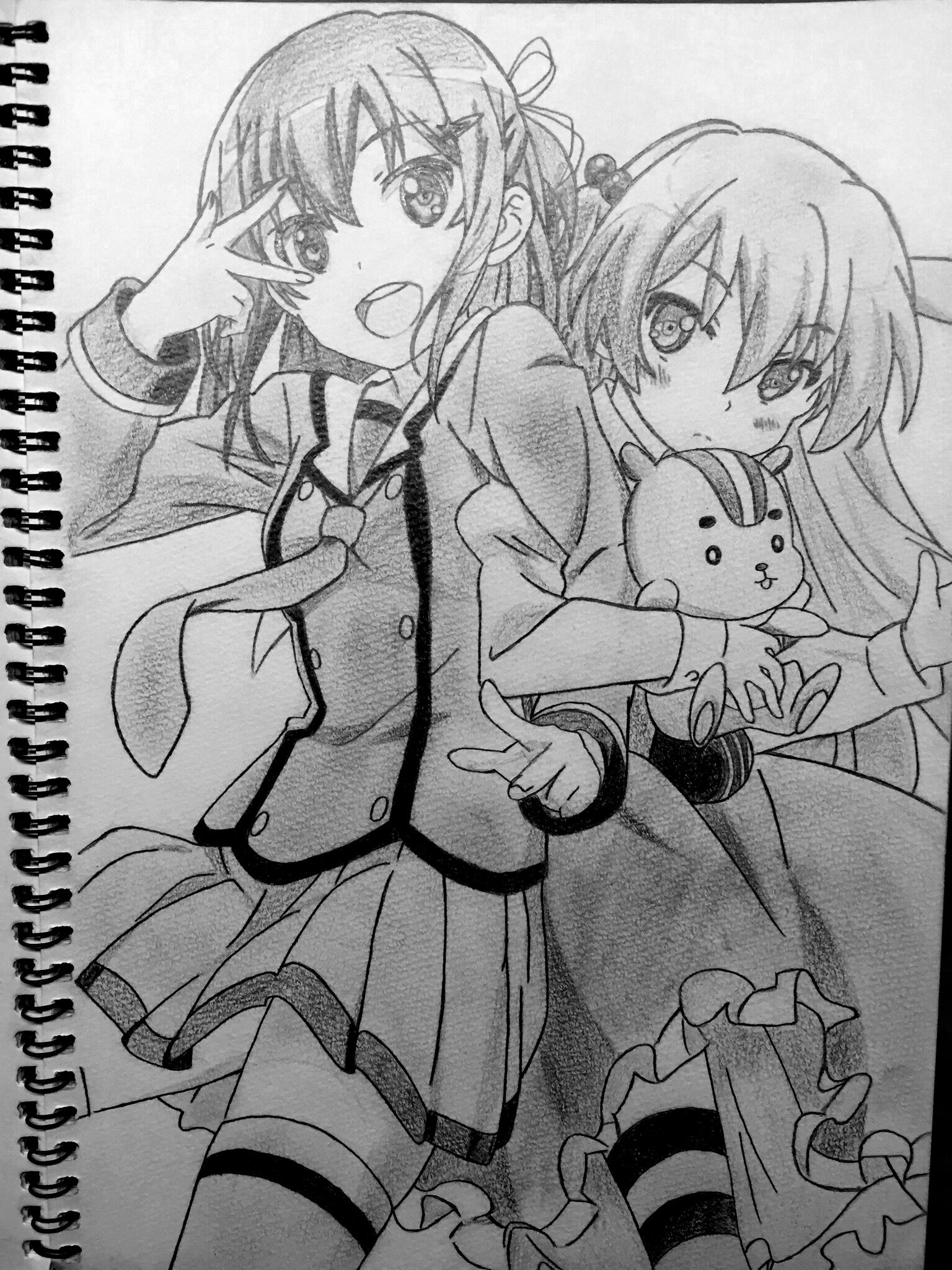 ちびた 中3のときに描いた絵たち抜粋 絵を描き始めたのもこの年で 三年前か 模写 鉛筆画 絵描きさんと繋がりたい イラスト基地 イラストの森 イラスト王国 T Co Qky9uughxf Twitter