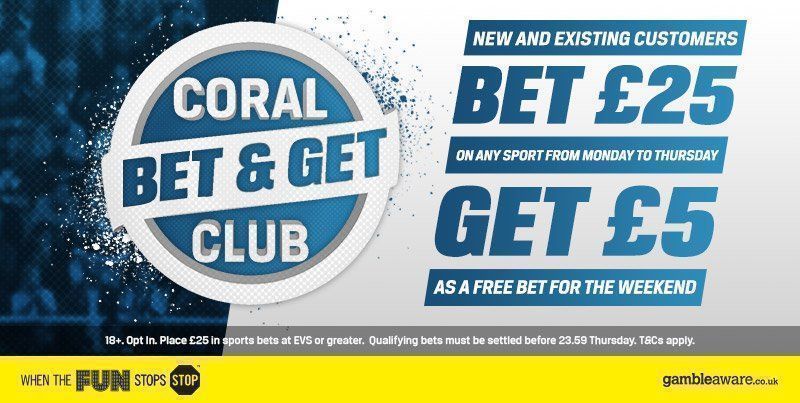 Coral betting bonus
