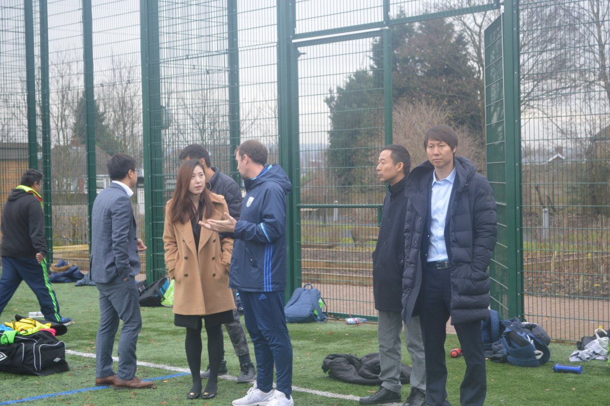 WBAFoundation's tweet photo. Yesterday our Football and Pan Disability Christmas Camps enjoyed a visit from @WBA Director Mr.Lee and China's Assistant Manager Li Tie! https://t.co/pu71EKGWl6