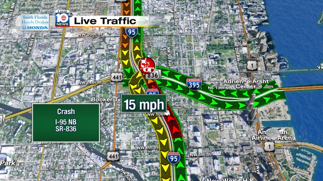 Crash on I-95 NB at SR-836 #traffic https://t.co/vfaQt7y701