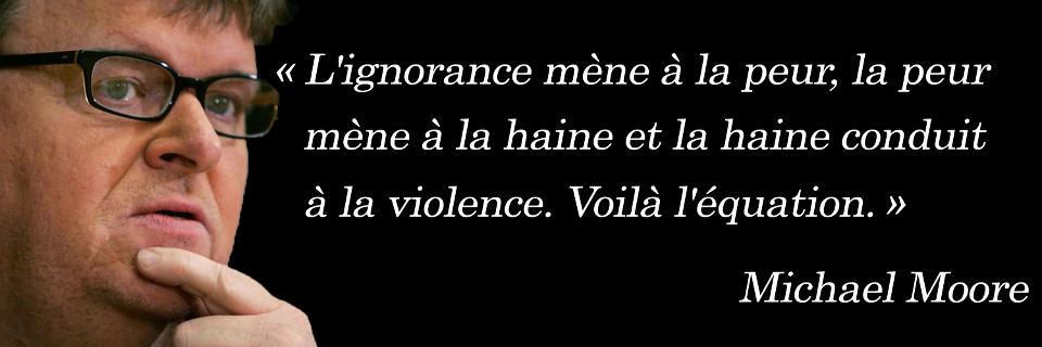 in_fine's tweet photo. "L'ignorance mène à la peur, la peur mène à la haine et la haine conduit à la violence..."  M. Moore #PrayForBerlin #Berlin #BerlinAttack https://t.co/lrLXDeNf5E