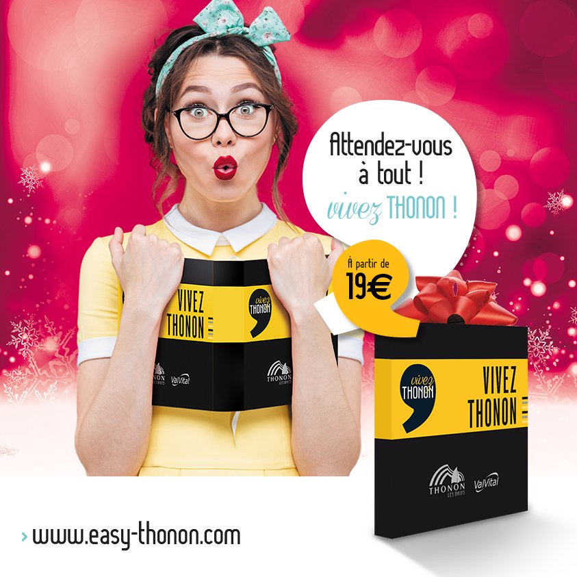 Ne réfléchissez plus pour votre dernier #cadeau de #Noël, choisissez la box tout compris Vivez Thonon 🎅🎄😉
✦ easy-thonon.com ✦