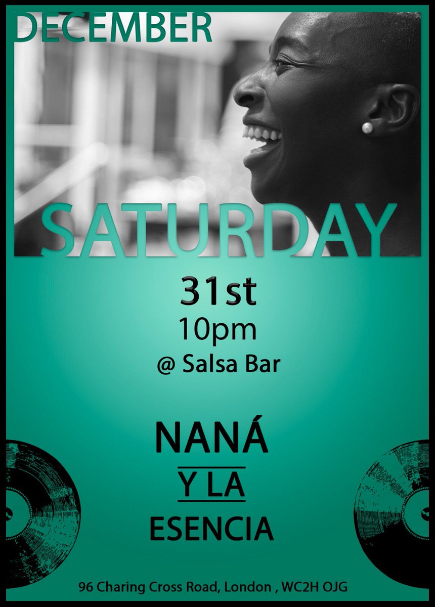 nanaylaesencia's tweet photo. @nanaylaesencia @Bar_Salsa 31st Dec '16 #NYE2017 #nyeparty #barsalsa #salsa #merenge #bachata #partymusic https://t.co/MGoN6WkpTp