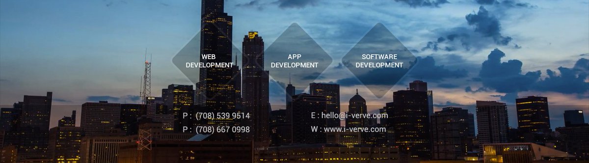 iverveinc's tweet image. We've refreshed our logo. Splashed it in Blue color. Not any but Technology Blue, along with new profile banner showing our main services.