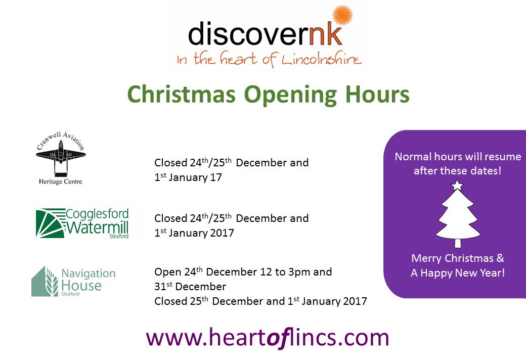 heartoflincs's tweet photo. Please note our opening hours have slightly changed. Here are our updated hours. https://t.co/Qt9fkRoAoA