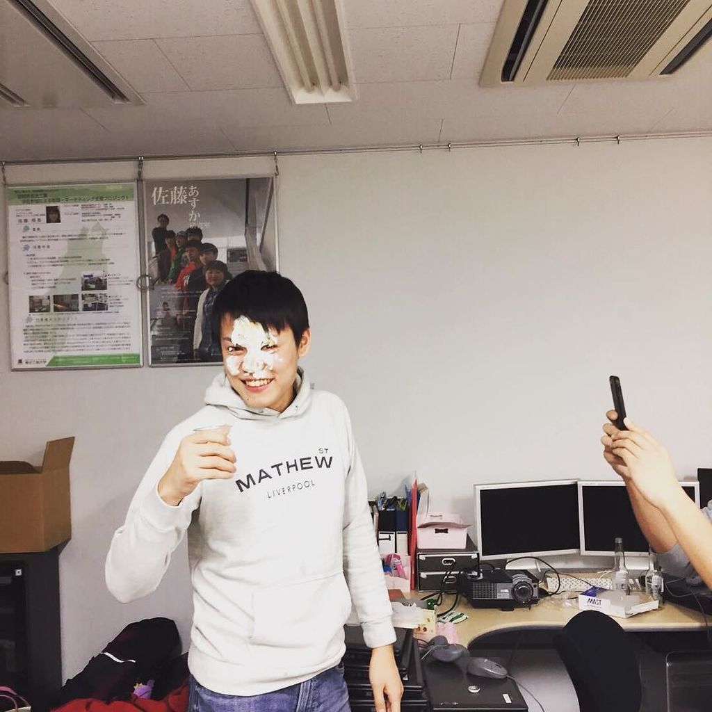 a_chan77777's tweet photo. Asukalab leader kyosuke #TohTech #Asukalab #cake #kakehashi2016 #party https://t.co/HHerBI2W7c https://t.co/WjDyP2s9ao