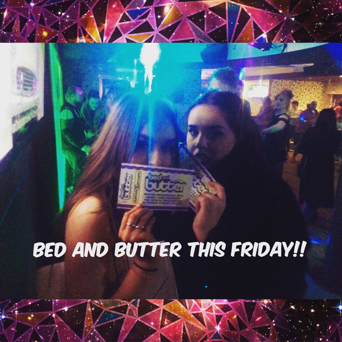 BedanButter's tweet photo. Tickets are on sale till 8pm on Friday and You can always PAY ON THE DOOR if your not as lucky as these two. ❤️ https://t.co/CHo05OUViM