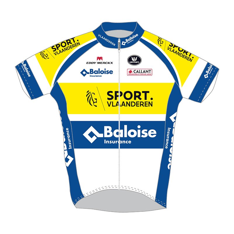 Sport Vlaanderen - Baloise jersey 2017 #baloise #sportvlaanderen <a href="/SportVlaanderen/">Sport Vlaanderen</a> <a href="/VermarcSport/">Vermarc Sport</a>