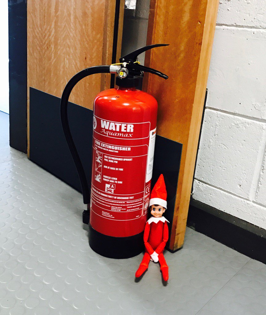 Hfr Solutions Cic On Twitter We Ve Just Spotted Elf Being Naughty Today Propping Open Fire Doors Can Put People S Lives At Risk Elfonashelf
