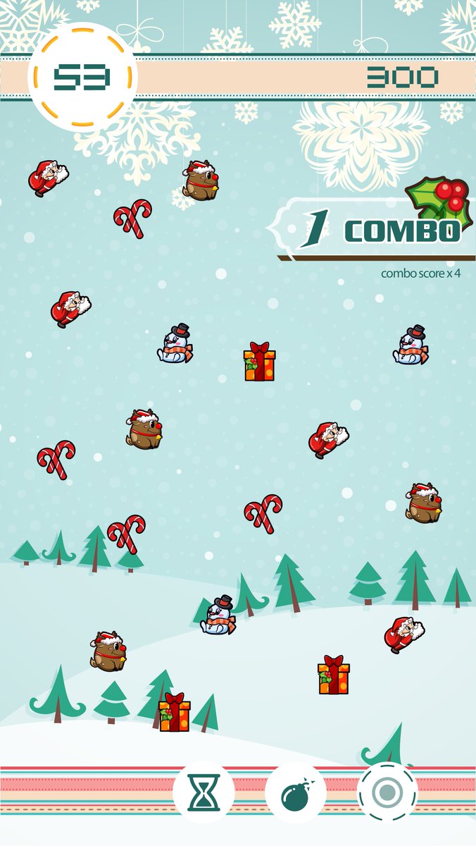 Triangle180_HK's tweet photo. [Limited Time] #Christams Theme: from now to 2 Jan 2017.  Download #Triangle180 and get this theme! #indiegame #indiedev #puzzle #unity3d https://t.co/BsHilXcMWP