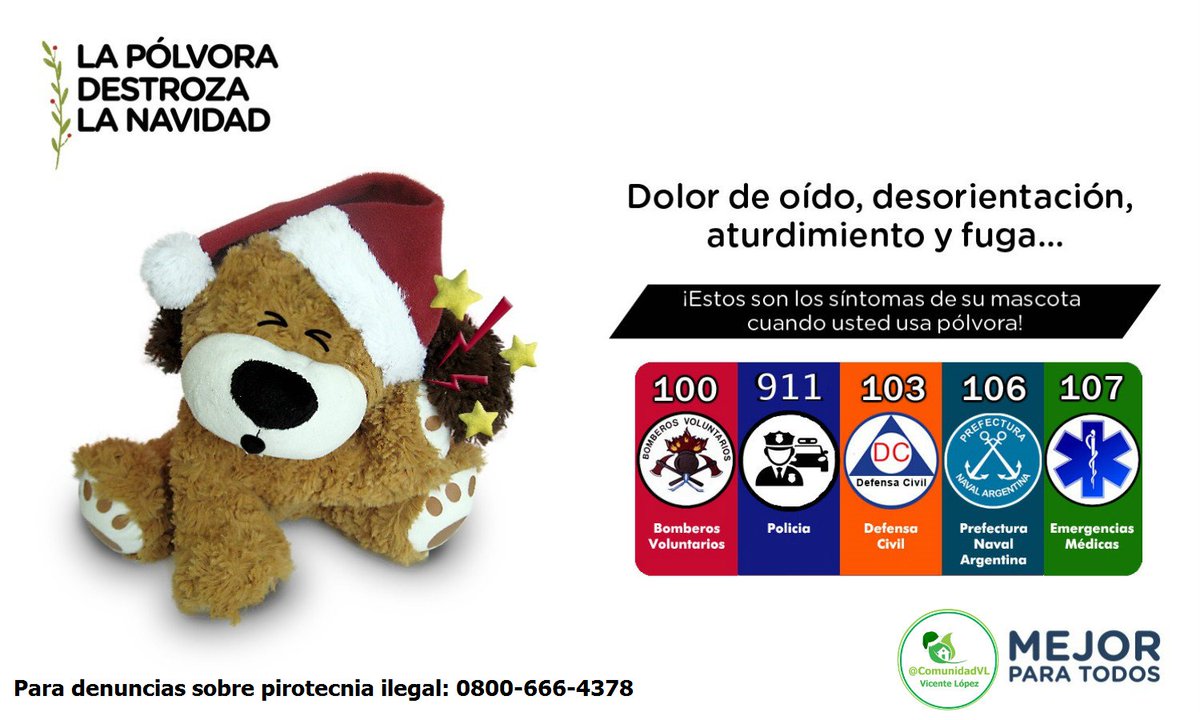 Por unas #Fiestas seguras #PirotecniaCero !! 
#MejorParaTodos