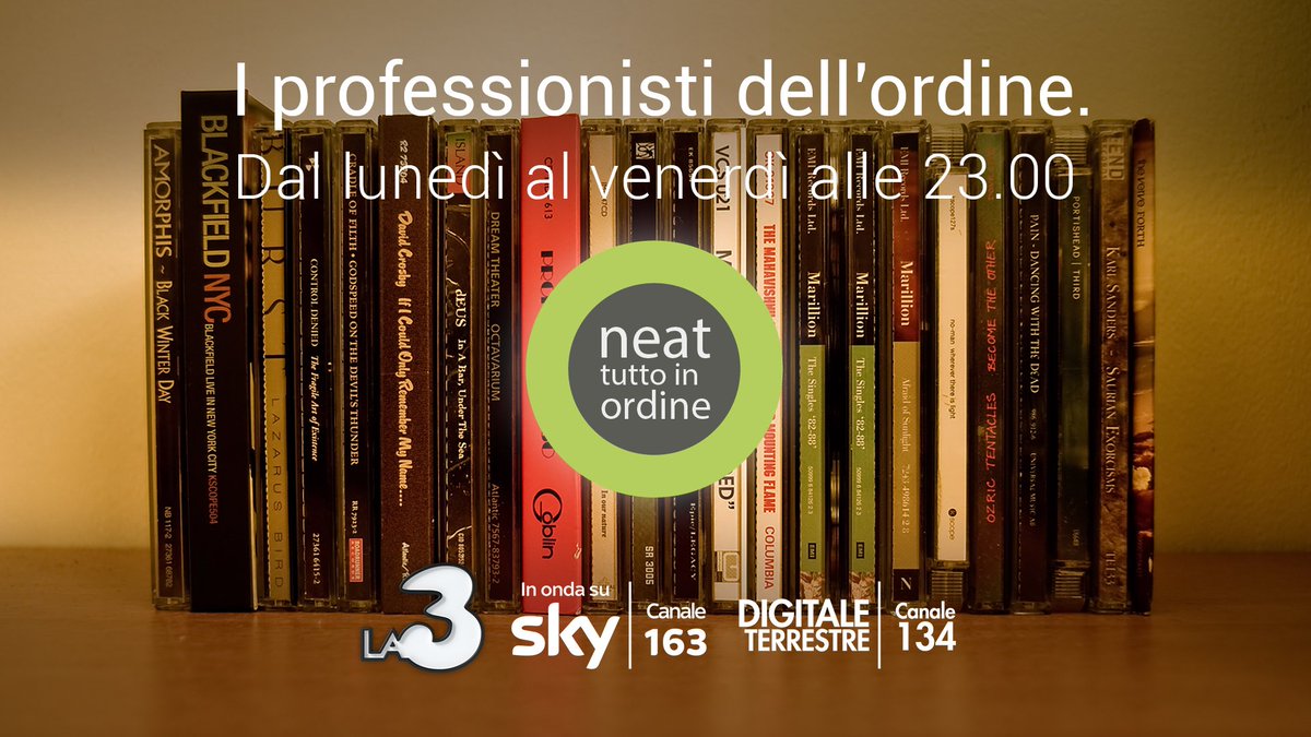 La3tv's tweet photo. Quando la casa è un disastro, non c'è alternativa a #Neat... Dal lunedì al venerdì alle 23.00 su La3. https://t.co/VdluN1xtgO