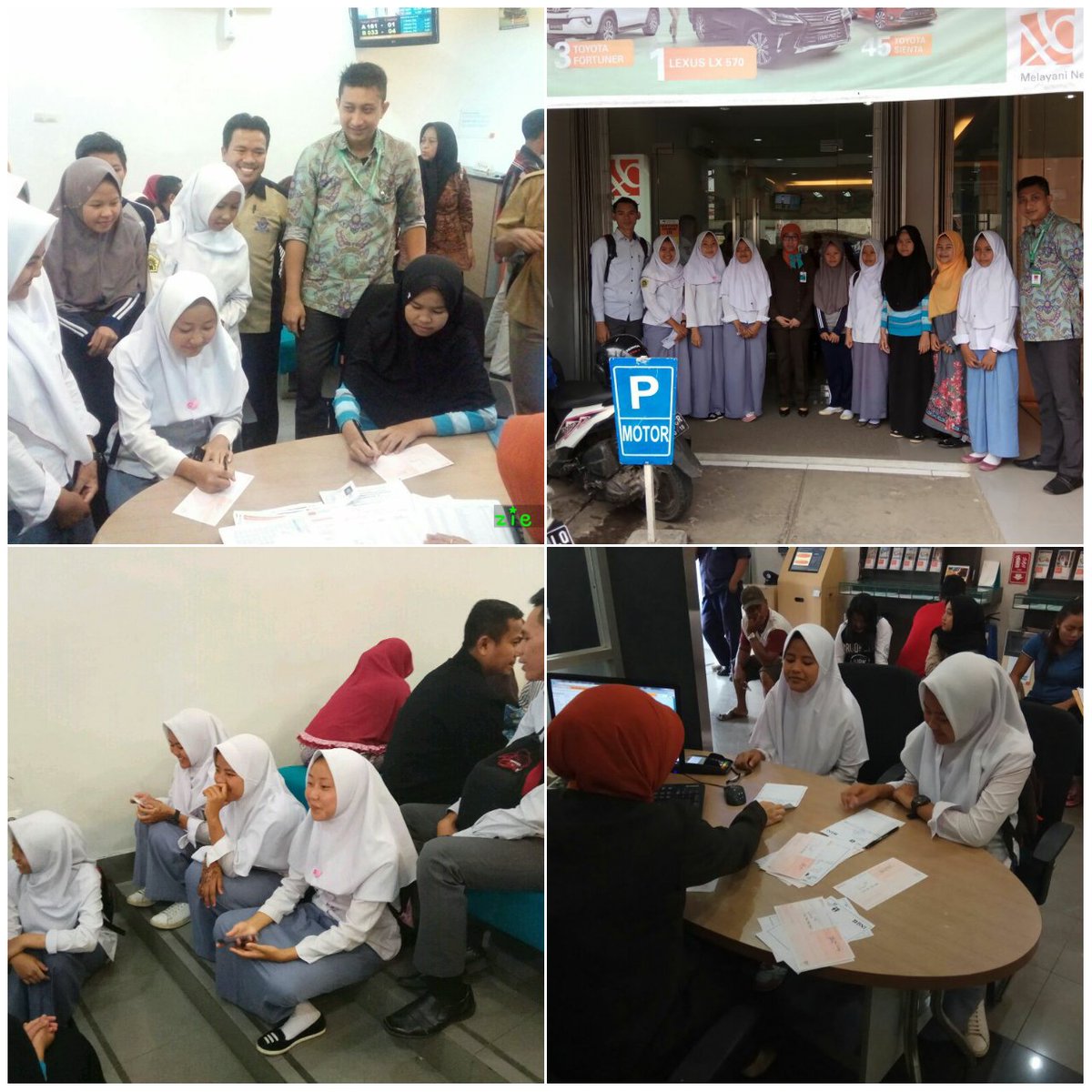 Pencairan PIP Siswa SMAS Muh. Puraseda Kab. Bogor di BNI cabang Leuwiliang. 20/12/2016. #pipsma2016