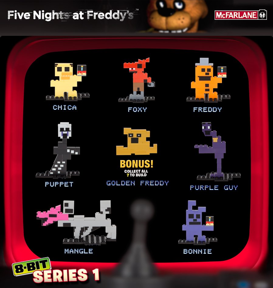 3Darths's tweet photo. @TheHarveyCentre Three Darths have just received a shipment of the highly sought after Five Nights at Freddy's construction range instore! https://t.co/sqjrCA7vfz