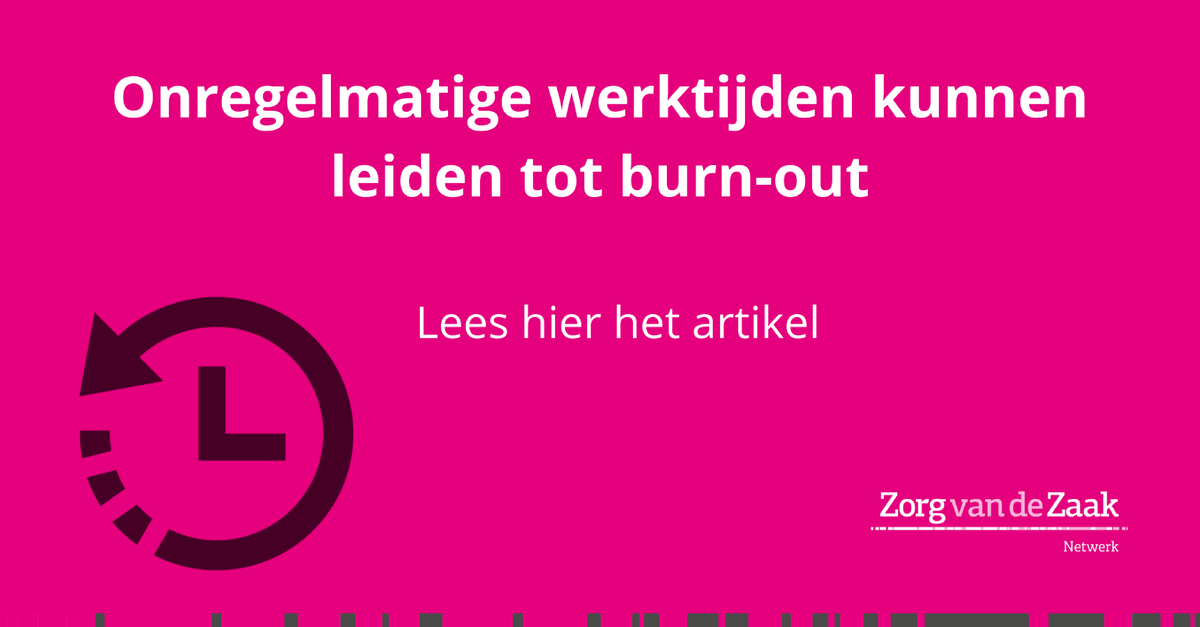 Werken in onregelmatige ploegendienst kan schadelijke gevolgen hebben voor de werknemer. Lees meer: verhalen.zorgvandezaak.nl/werken-ploegen…