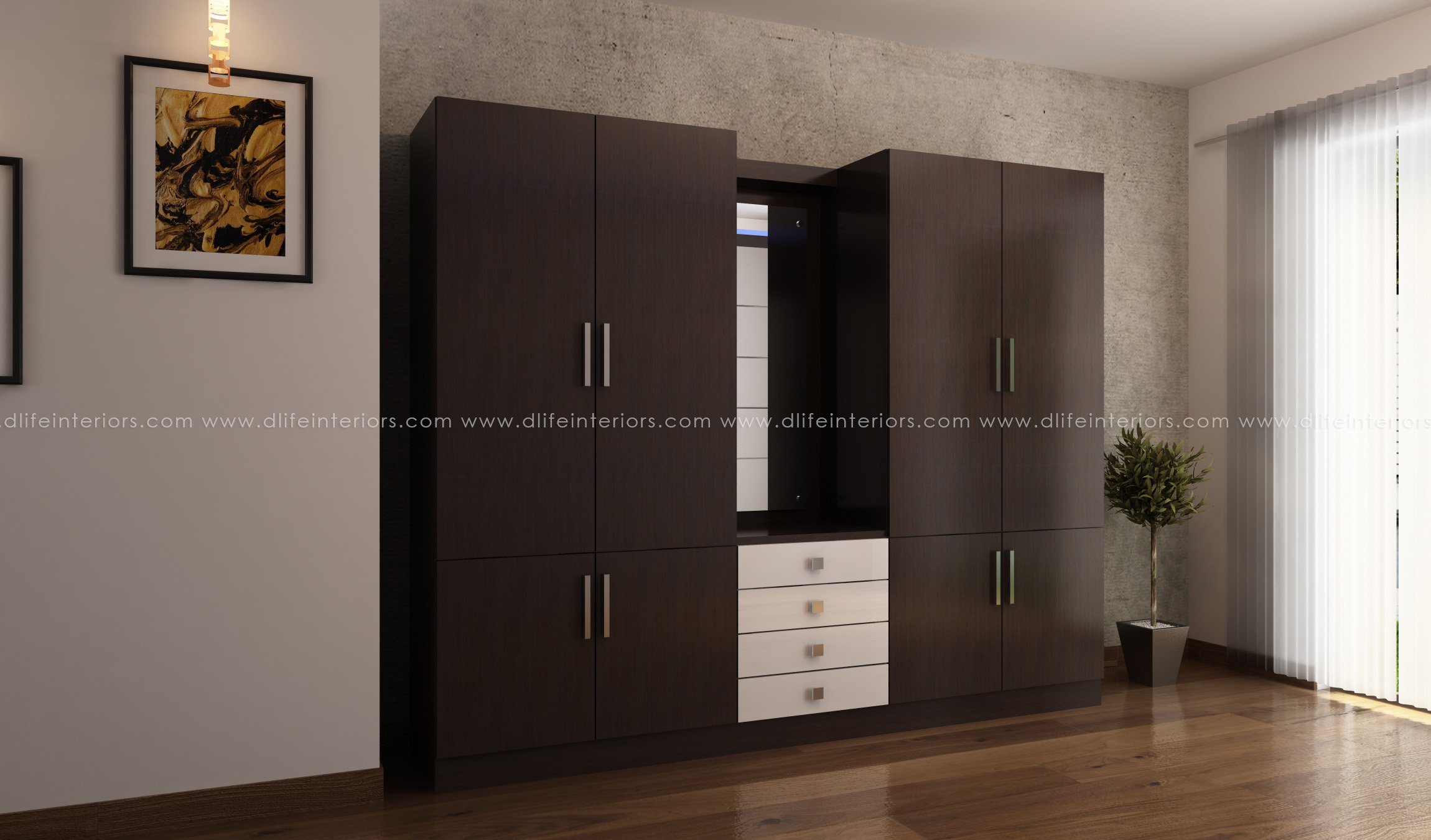 Almirah cum dressing table deals