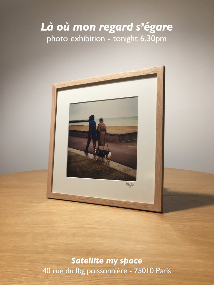 See you tonight! #photography #exhibition #opening #christmas #inauguration #satellitemylove #art #space #paris #france #mig20 #artist