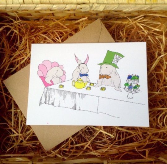 Join the Manatea Party with this original card! BACK IN STOCK
etsy.com/uk/your/shops/…