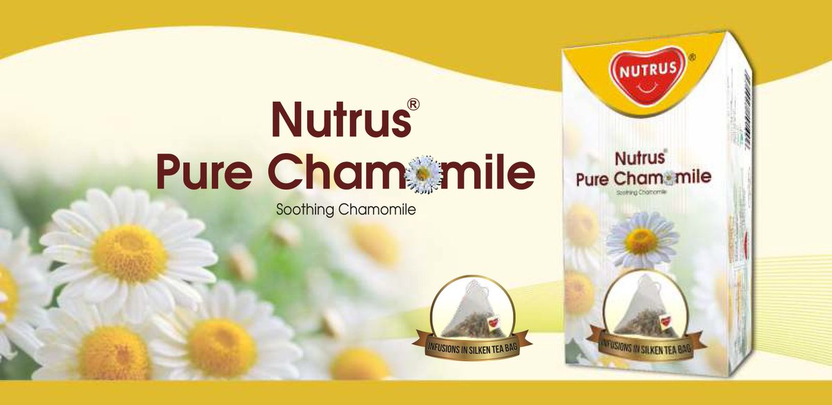 NutrusHealth's tweet photo. Troubled Sleep??? Just Say goodbye naturally. #NutrusPurechamomile - Night time tea for good night's sleep. Shop @ https://t.co/7EXlL6ENH4 https://t.co/cUfpBApgSm