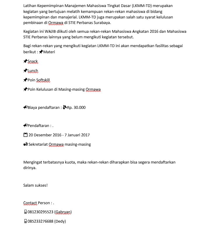 TariPerbanas's tweet photo. Ayo buruan daftaaar. Kuota terbatas😰😰 https://t.co/B4TsMueqZL
