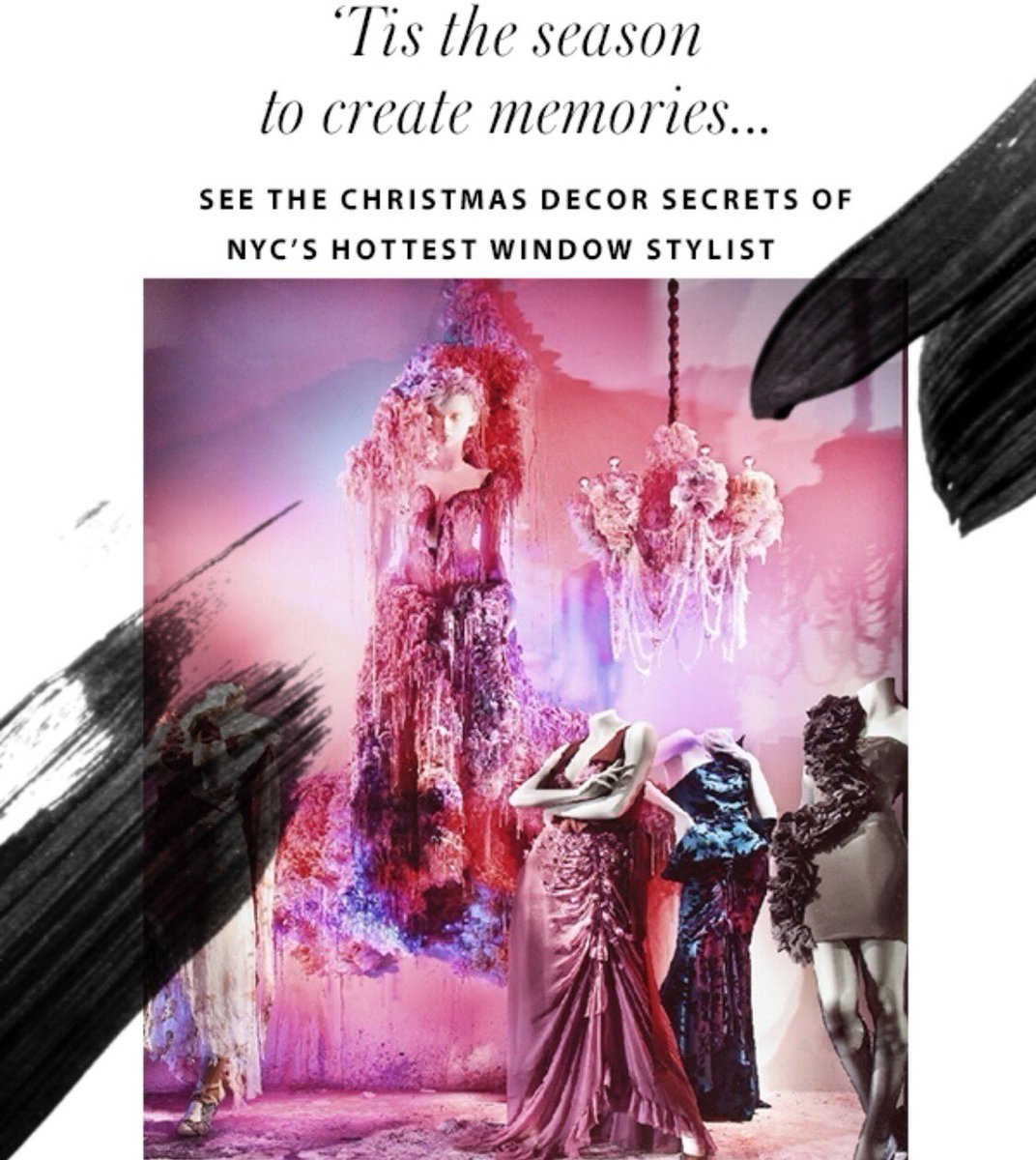 SuziBoyle1's tweet photo. NYC's hottest window stylist shares his decor secrets #ChristmasWeek #decoration #HappyHolidays 
https://t.co/QgiS1CsZGV https://t.co/YSX4raHOnO