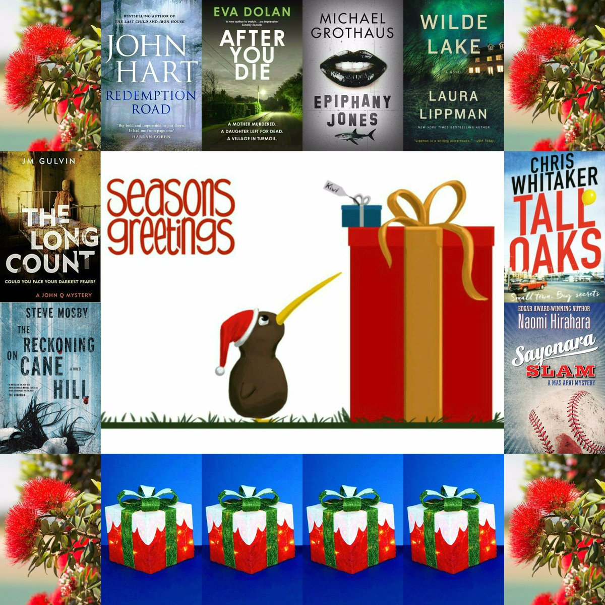 craigsisterson's tweet photo. On the eighth day of Xmas, Santa gave to me, the creepy and masterful THE RECKONING ON CANE HILL by @stevemosby #12daysofXmas #2016bestbooks https://t.co/EnktDqyvEQ