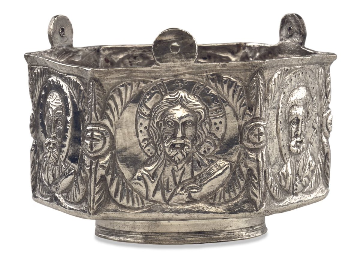 britishmuseum's tweet image. This #MysteryObject is a censer, used to hold incense during religious ceremonies. It was made in Constantinople ow.ly/cBVV3072M0b