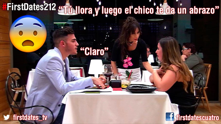 firstdates_tv's tweet photo. Los nervios siempre mejor en casa. ¡Pobre Gisela! #FirstDates212 https://t.co/XAmA3ffZcL https://t.co/84oBhiE2WB