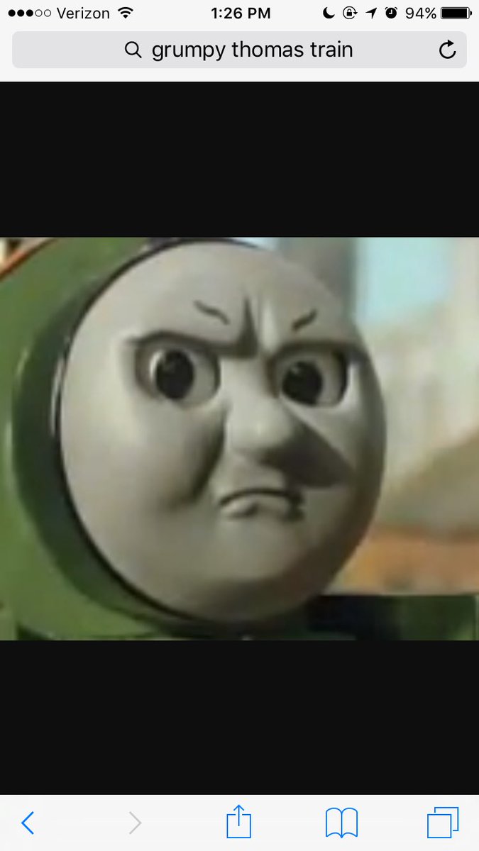 grumpy thomas train