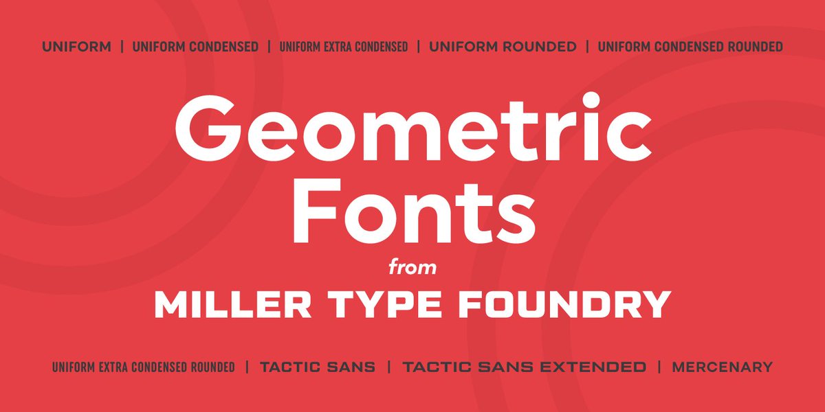Miller Type Foundry tweet media