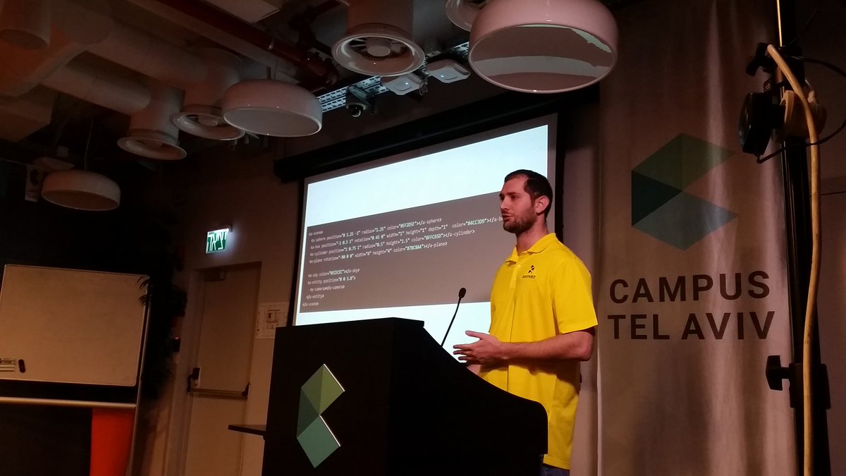 shai_reznik's tweet image. Dean Shub talks about the future and #WebVR @deanshub #jsIsrael