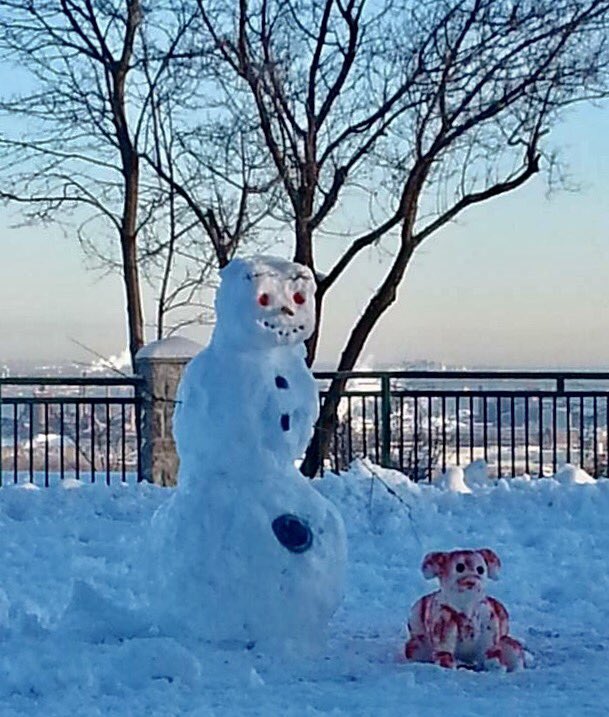 ConcessionBIA's tweet photo. Winter on Concession- how cute!  #snowman #concessionbia #mountainbrow #bestviewsinthecity #hamont https://t.co/S60ctGuWt3
