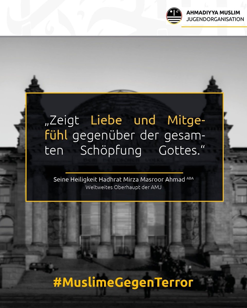 MASQDeutschland's tweet photo. Junge Ahmadi Muslime verurteilen den Anschlag in #Berlin! Wir starten die Kampagne: #MuslimeGegenTerror

#PrayForBerlin #Breitscheidplatz https://t.co/g5OjBt1H8U