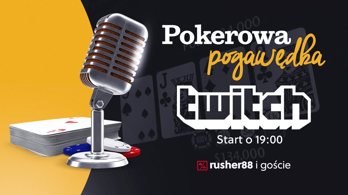 PokerStrategyPL's tweet photo. Rozmawiamy sobie o pokerze :) Jesteśmy live od 19:00 https://t.co/Z9eJx6WEsp https://t.co/Xf0DYrYKOA