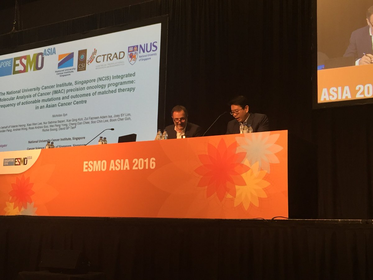 ESMO-ASIA 2016, mathematics are the key for modeling complexity of precision medicine.